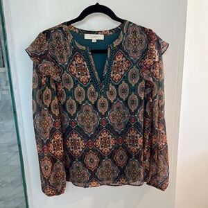 LOFT Patterned Blouse